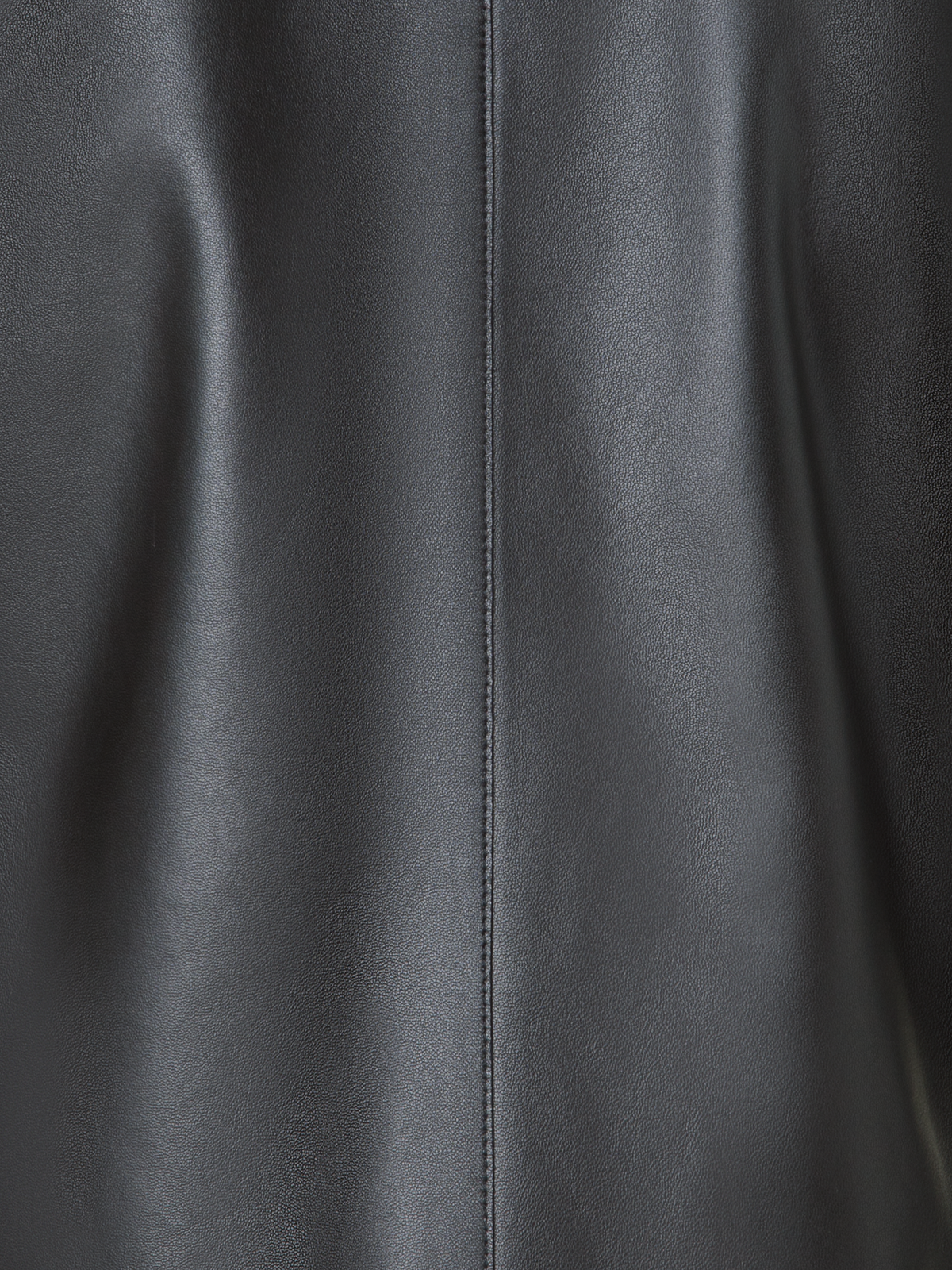 Designer Leather Jacket with Bracelet Sleeves - black - neutral