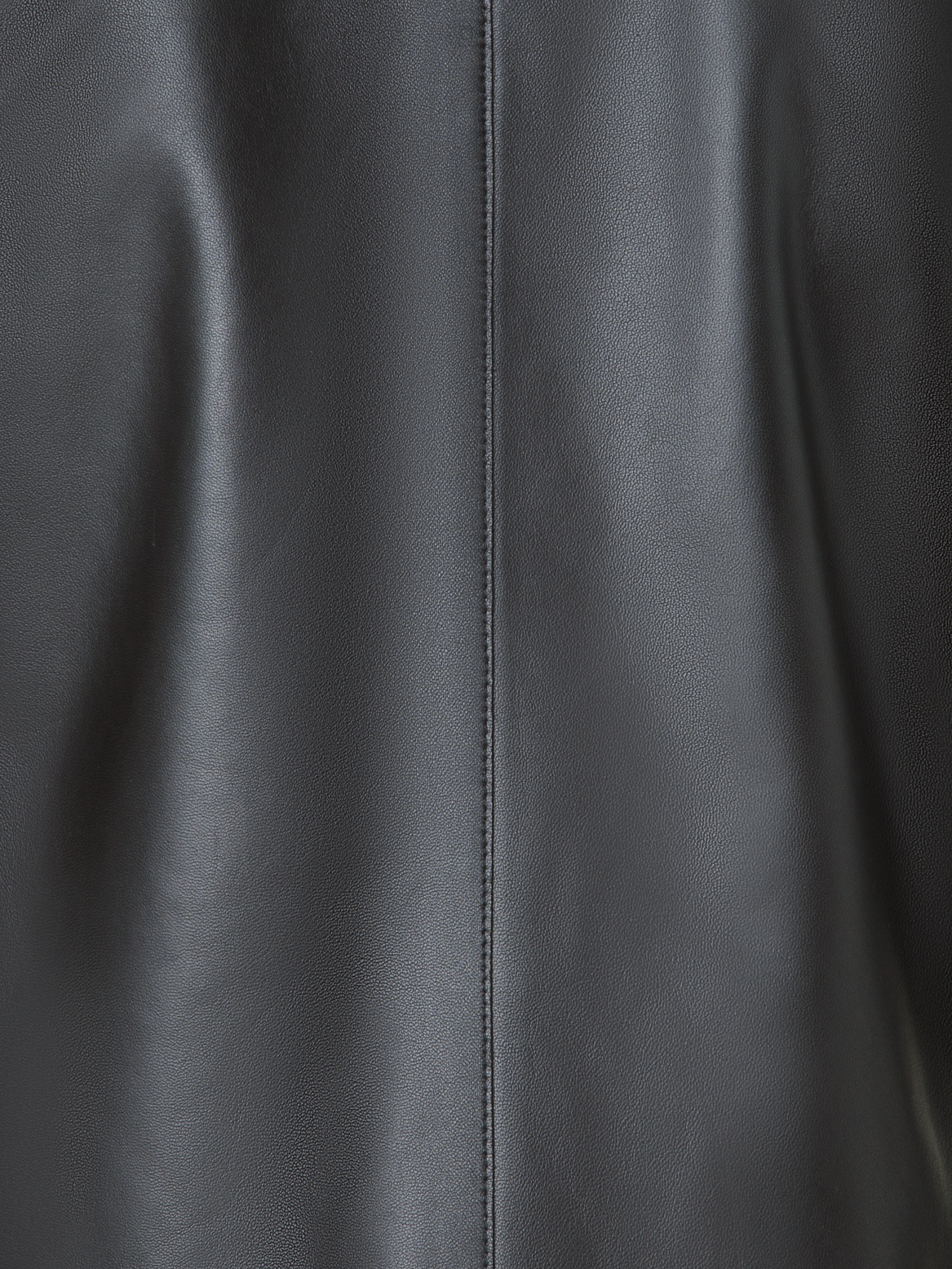 Designer Leather Jacket with Bracelet Sleeves - black - neutral