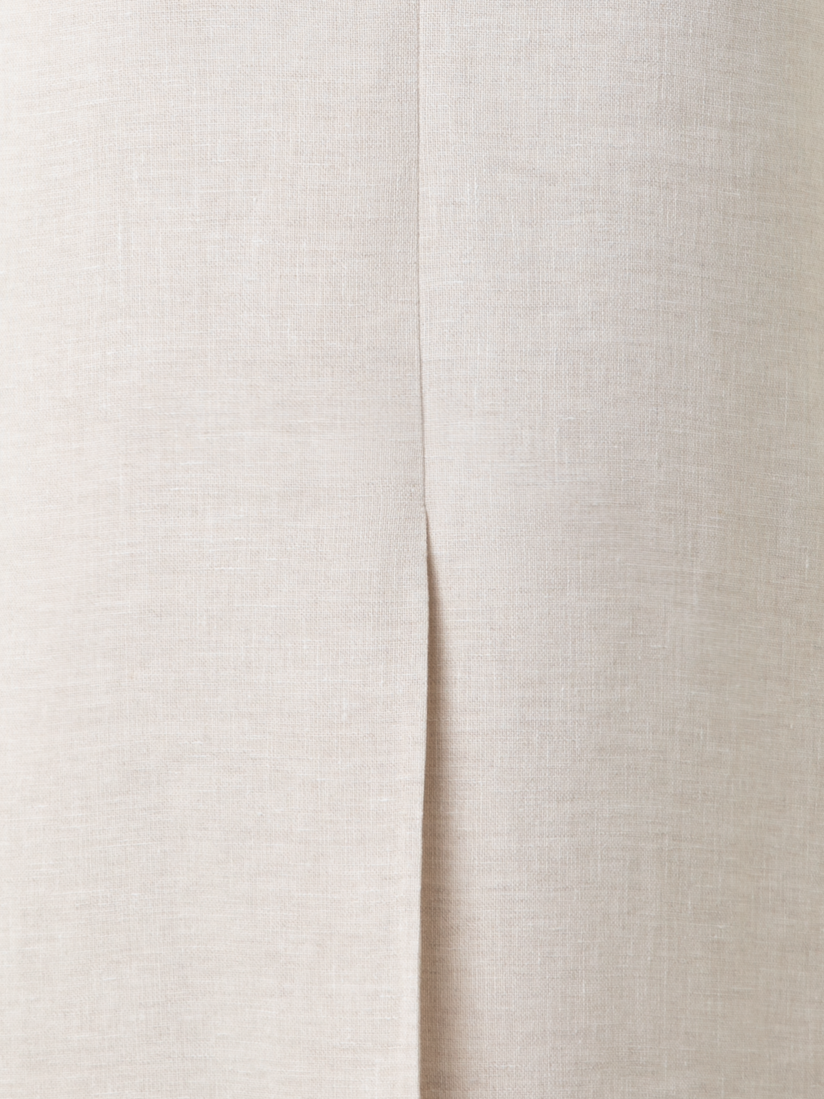 Designer Midi Skirt in Linen Double-Face - neutral - grey - beige