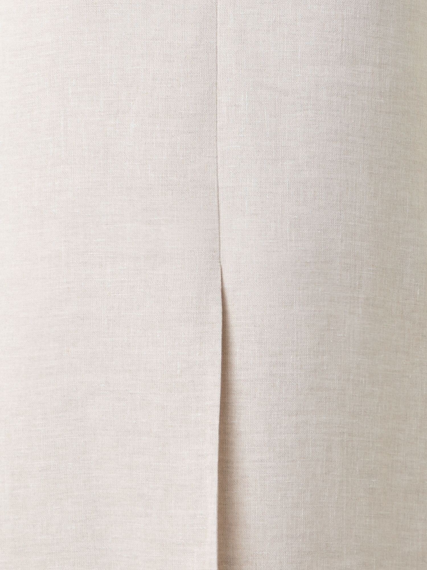 Designer Midi Skirt in Linen Double-Face - neutral - grey - beige