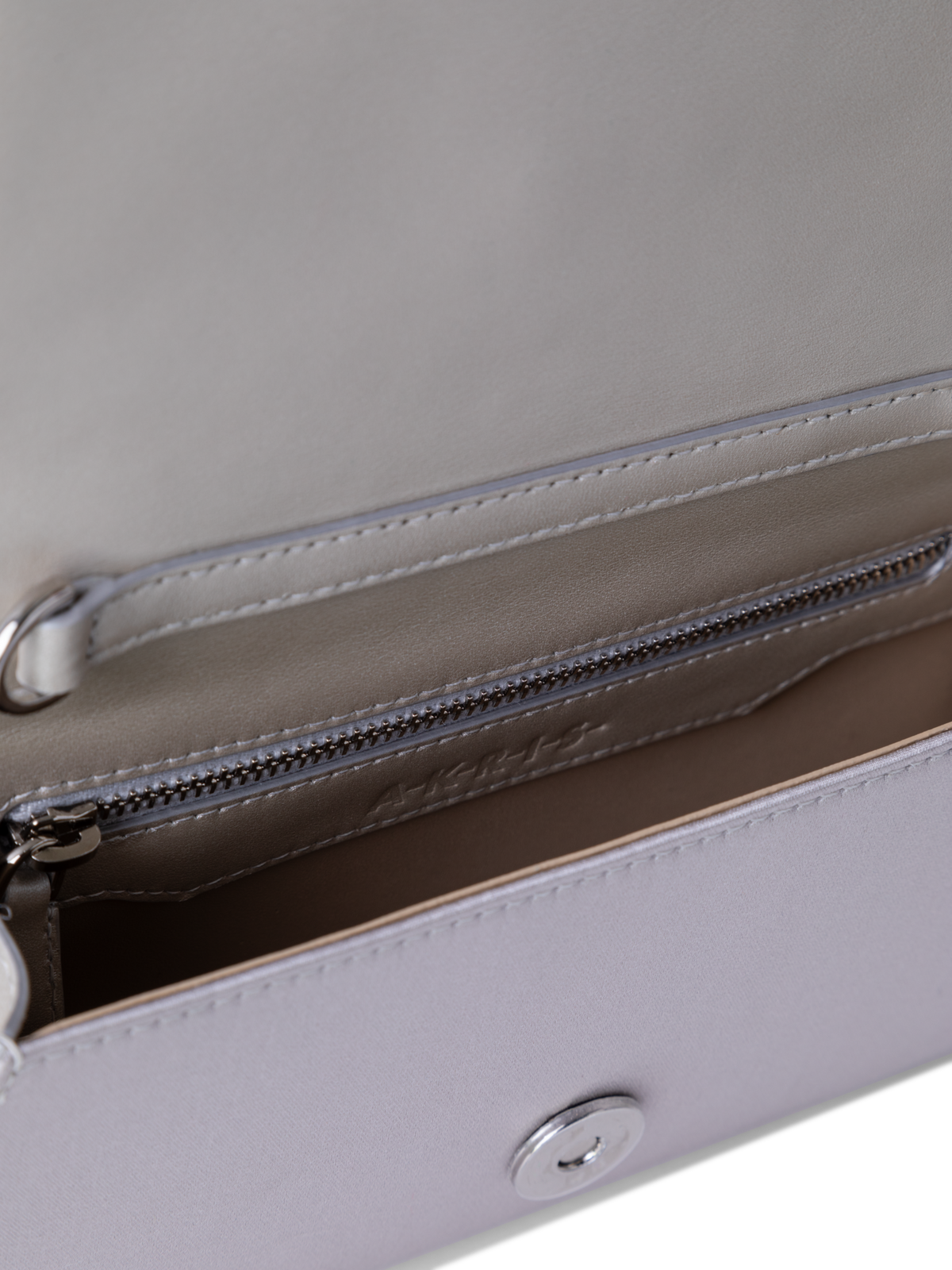 Designer Anouk Mini Trapezoid Clutch - blue - grey - silver - pink