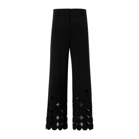 Dropping Dot Cut-Out Jersey Pants
