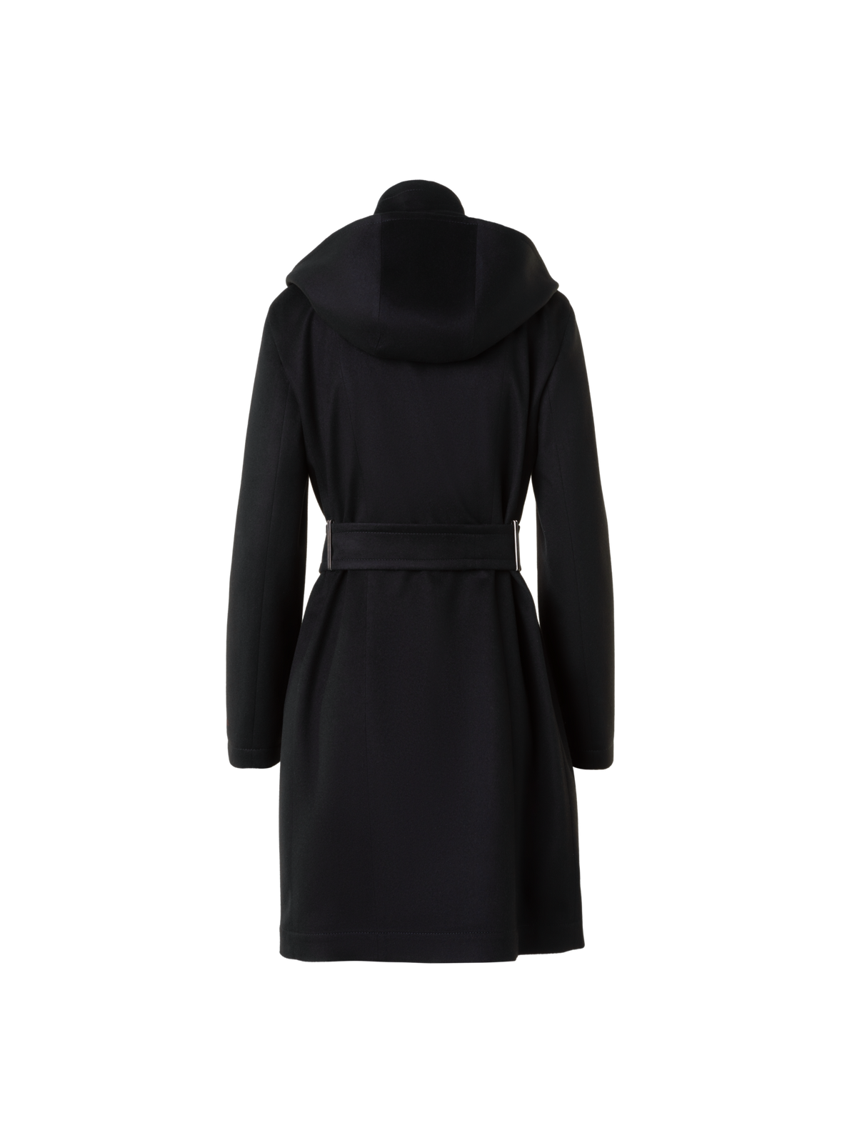 Designer Short Cashmere Storm-System® Trench Coat - black - neutral