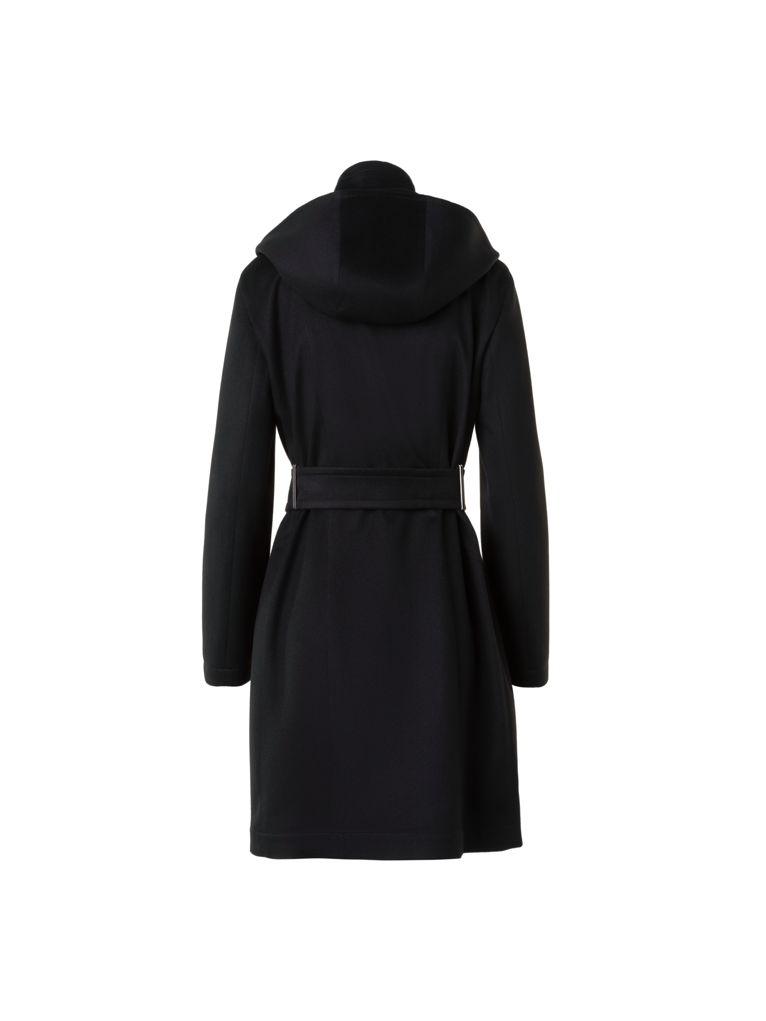 Designer Short Cashmere Storm-System® Trench Coat - black - neutral