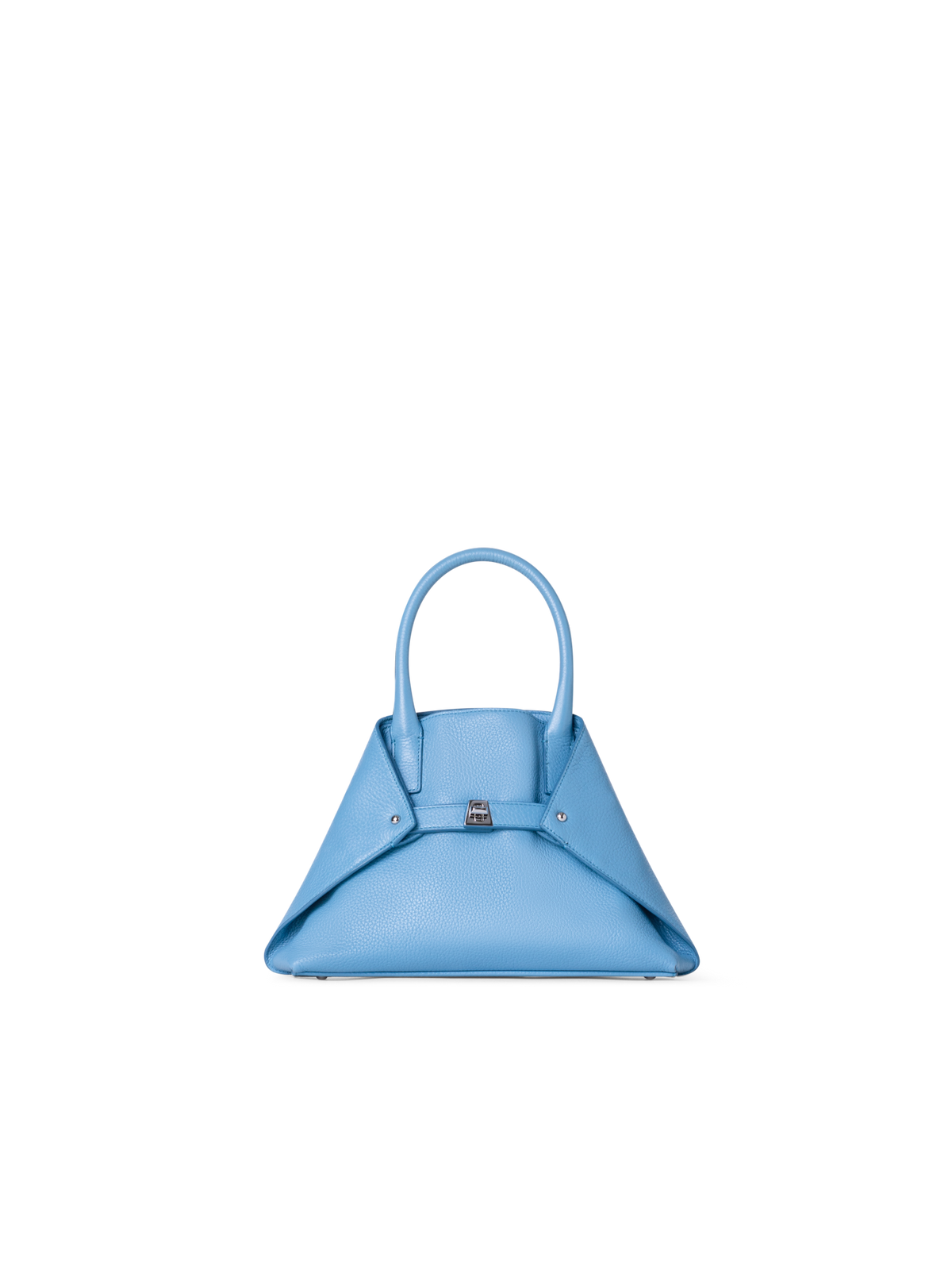 Designer Ai Little Top Handle Tote - blue