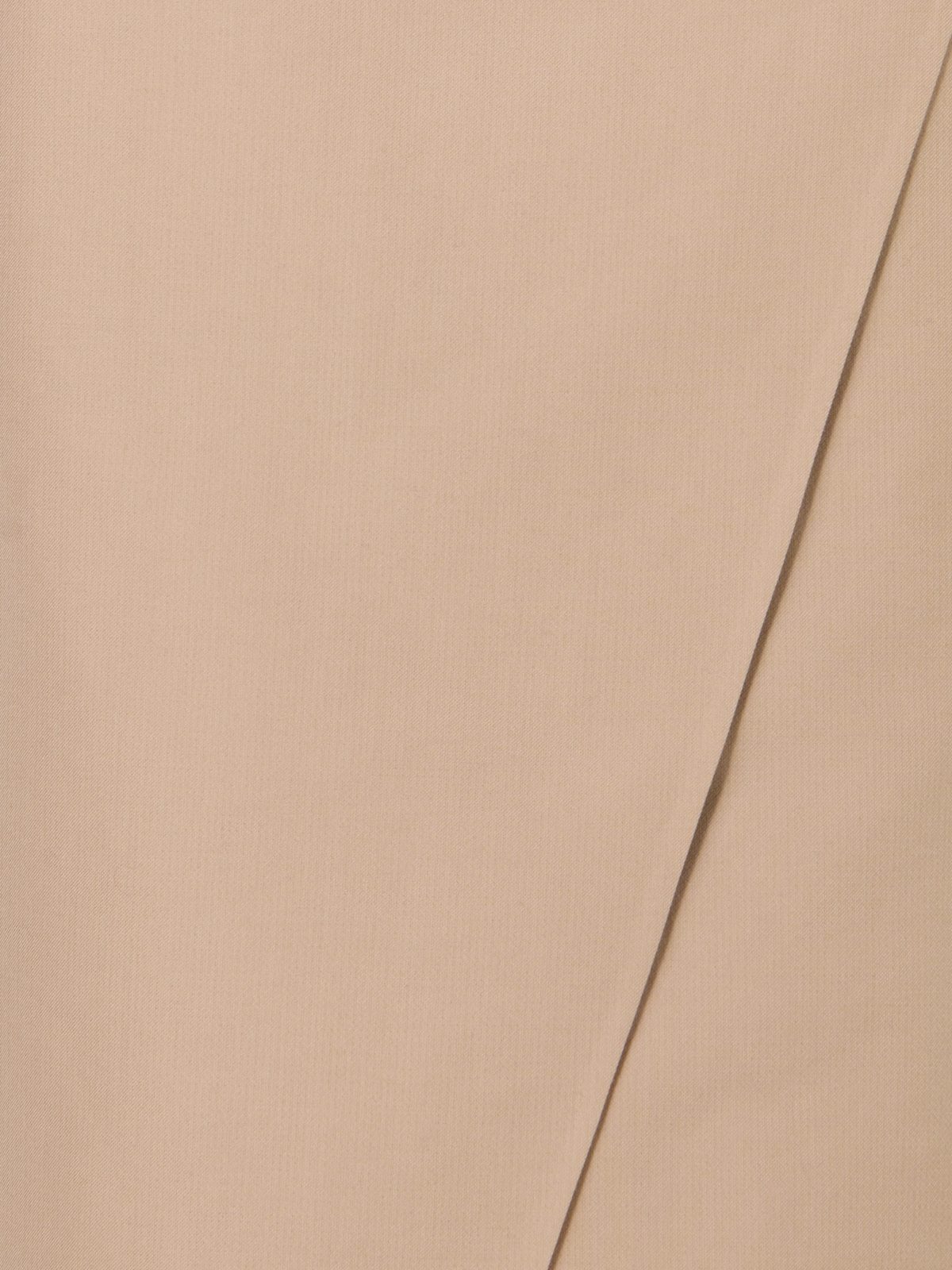 Designer Cotton-Silk Double-Face Pencil Skirt - beige
