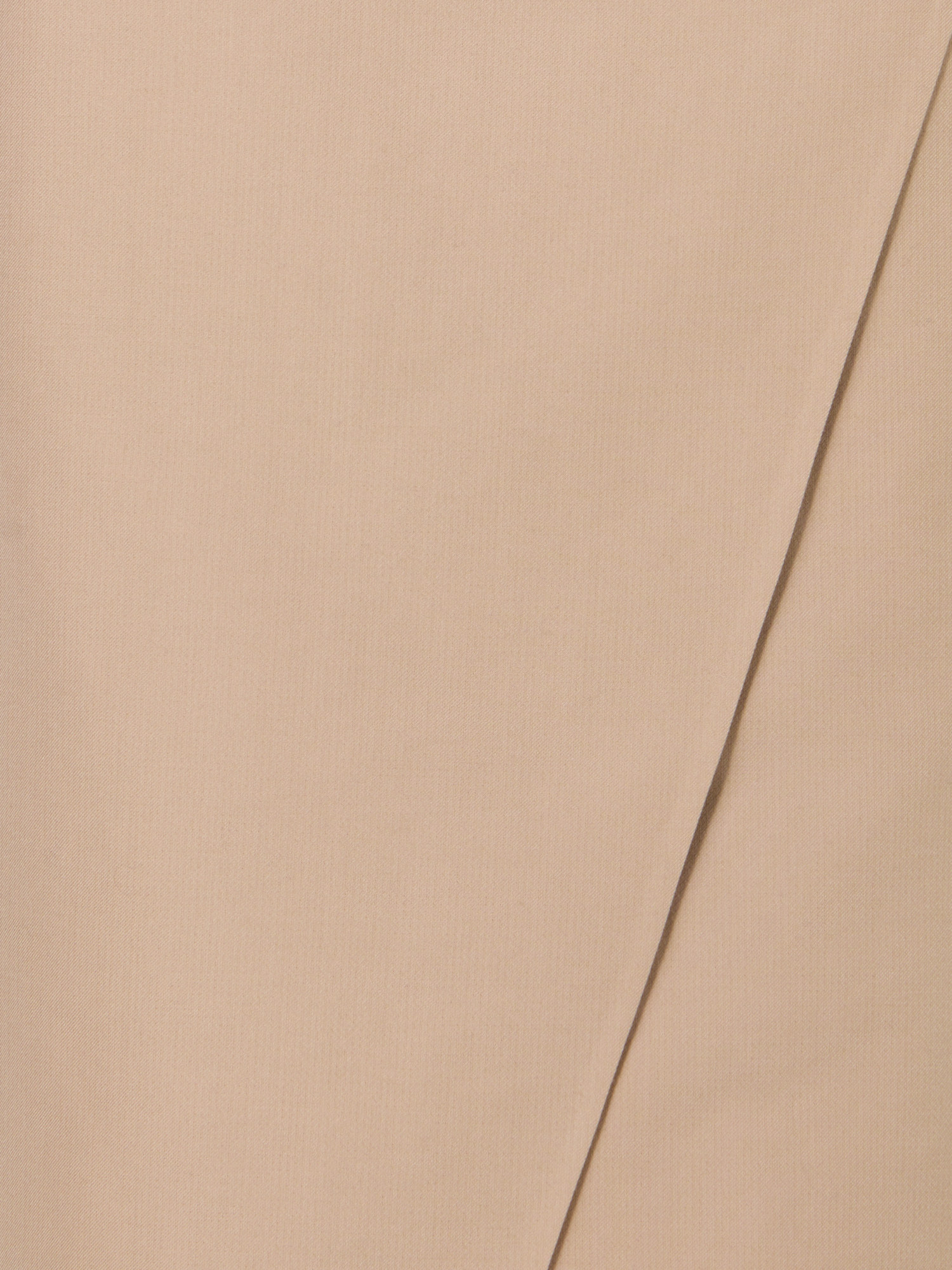 Designer Cotton-Silk Double-Face Pencil Skirt - beige