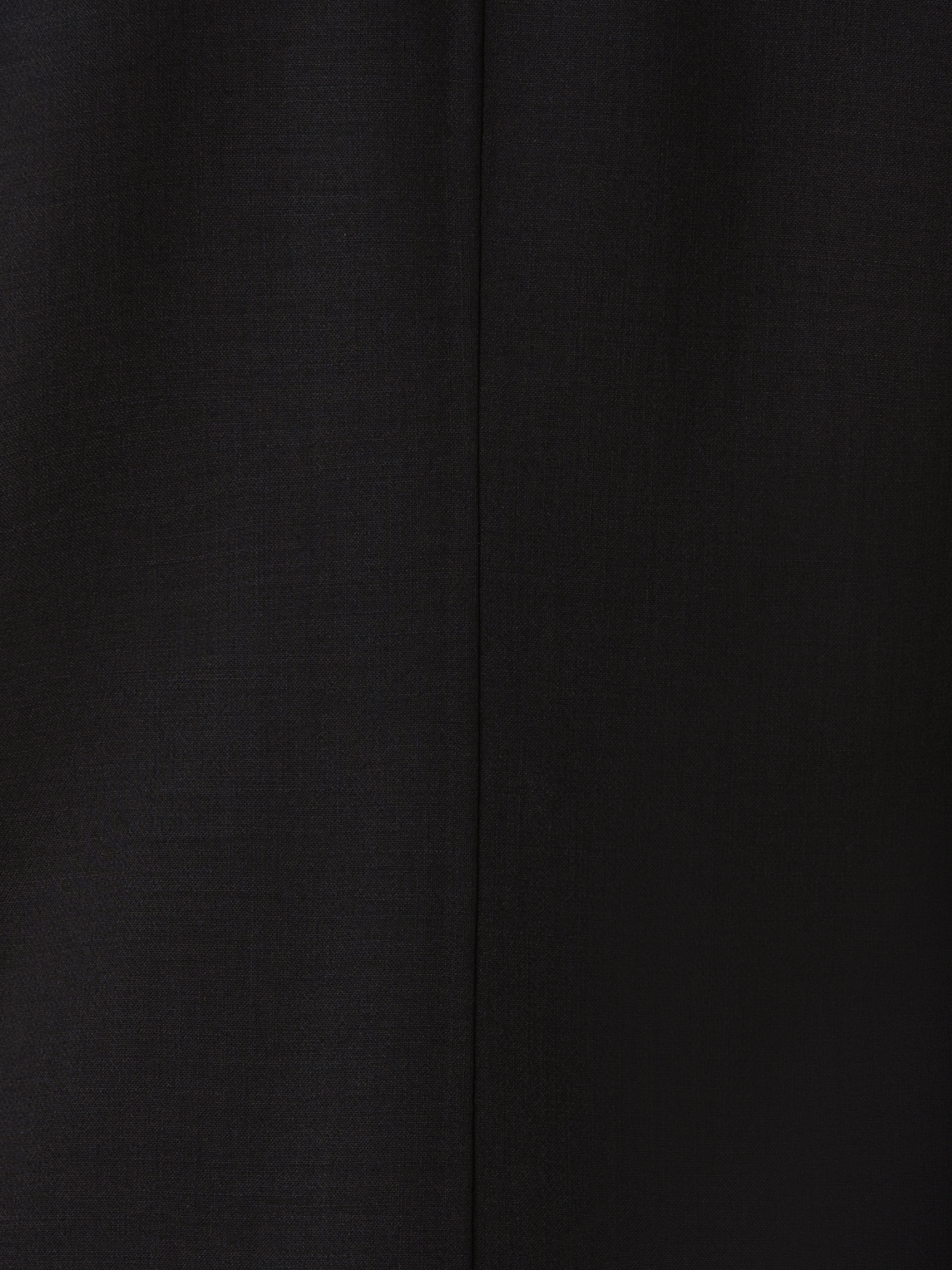 Designer Double-Face Blazer with Leather-Lined Collar - black