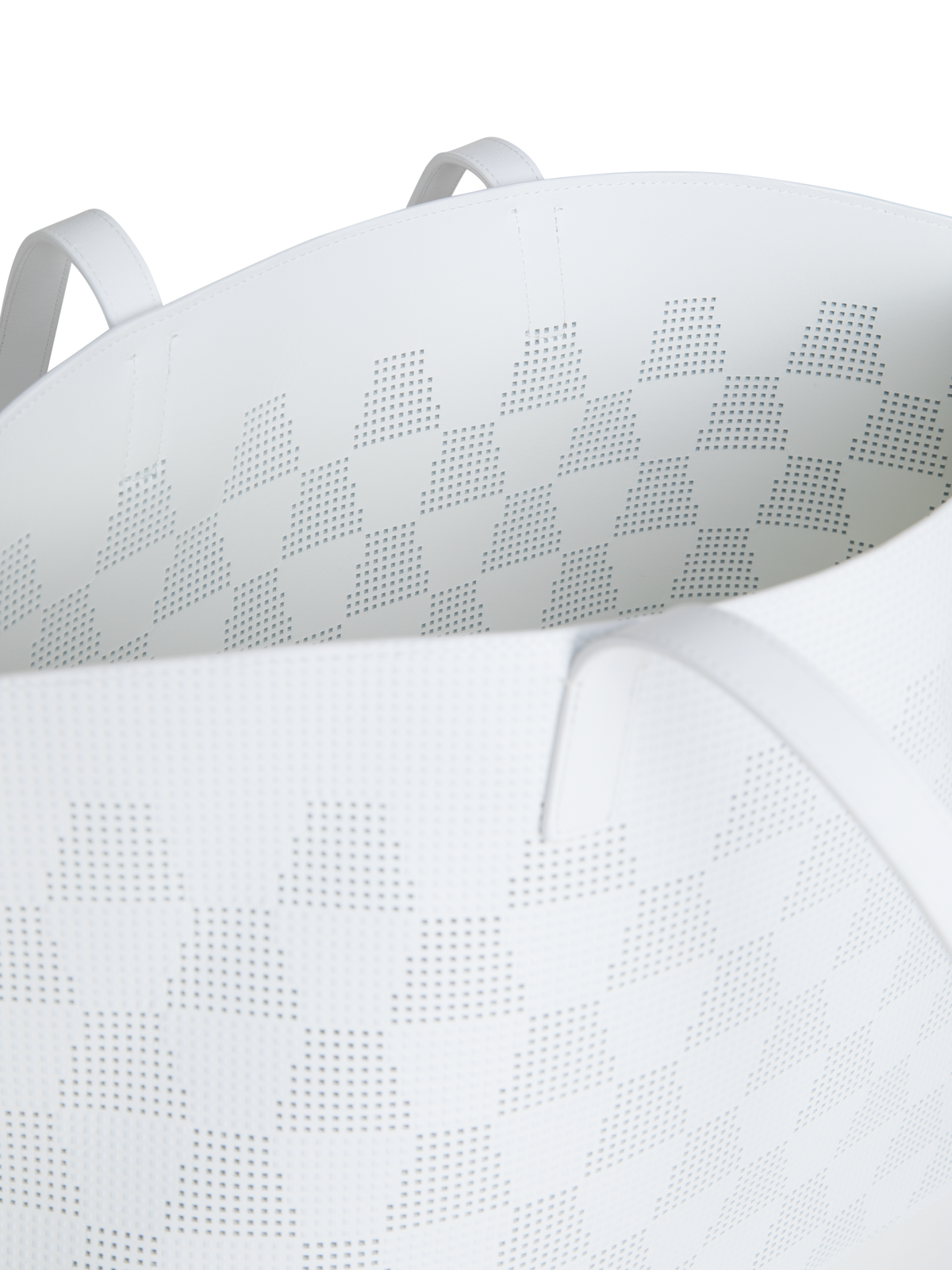 Designer Ai Medium Shoulder Tote - neutral - white