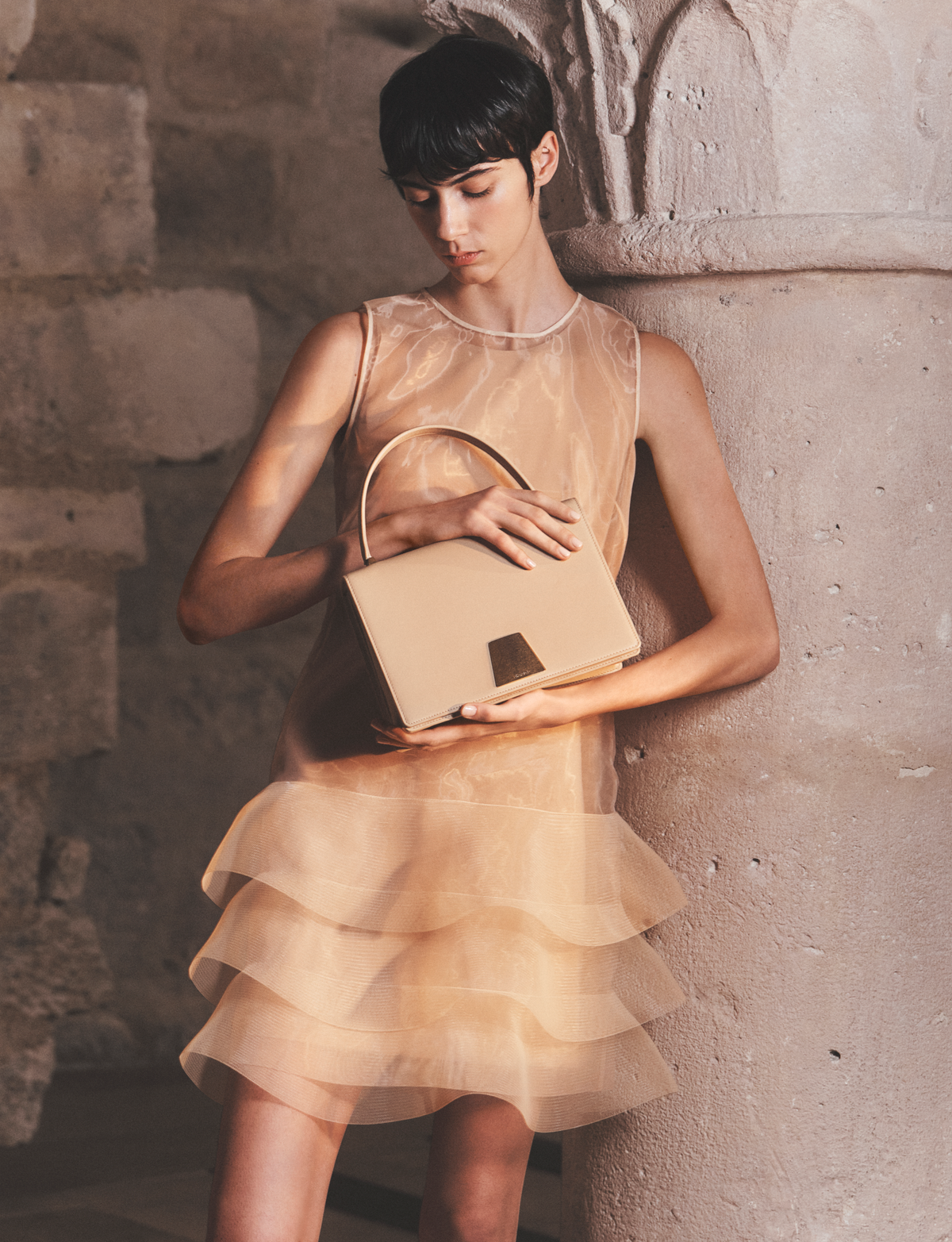 Organza Mini Dress with Waves – Akris EU Organza Mini Dress with Waves – Akris EU