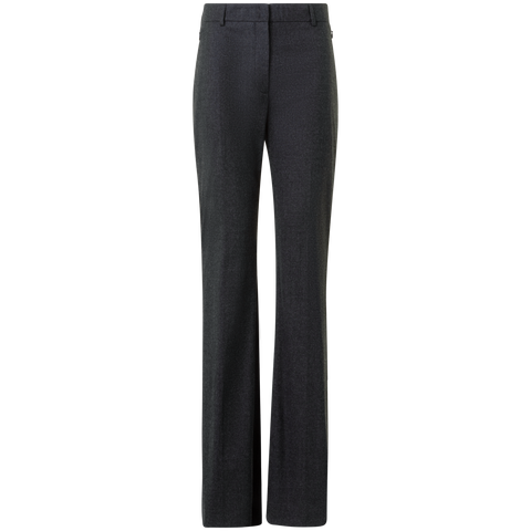 Cuffed Tapered Flannel Pants