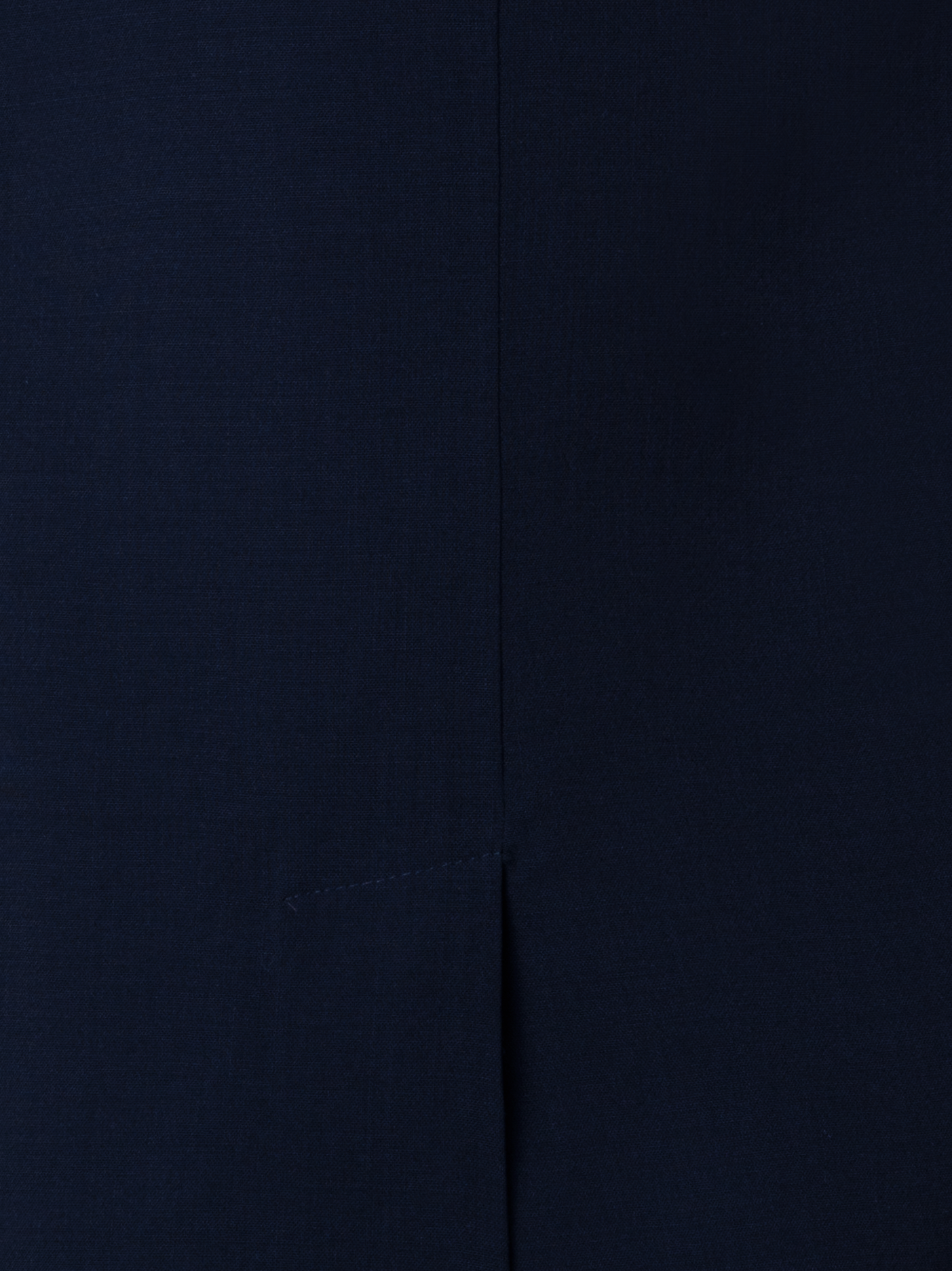 Designer Long Jacket in Wool Double-Face - navy - blue