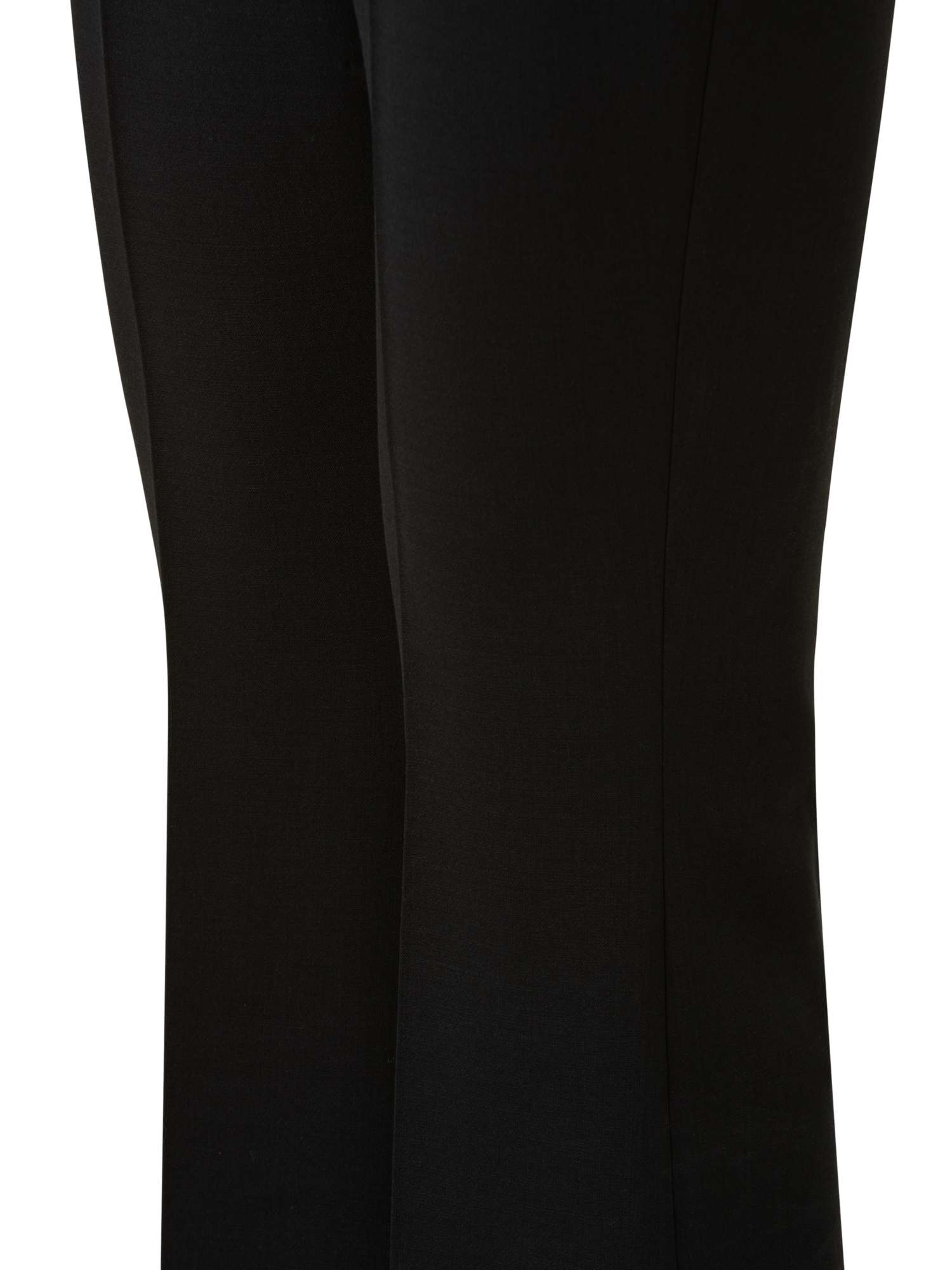 Designer Wool Double-Face Jumpsuit with Leather Bodice - black - neutral