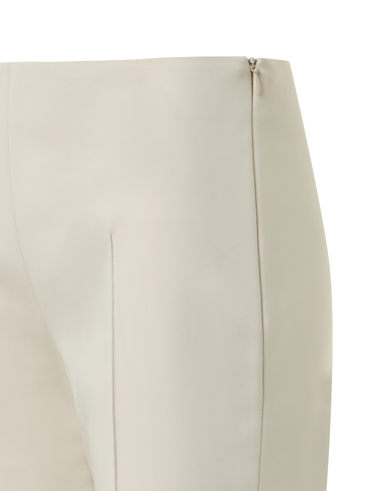 Designer Cotton Techno Stretch Slim Leg Pants - beige
