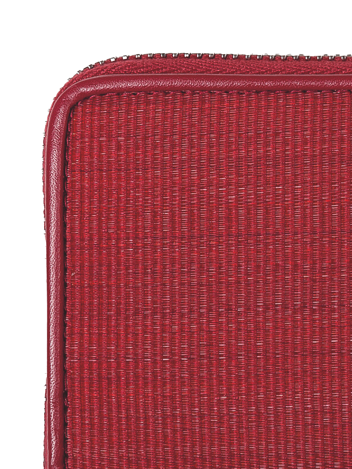 Designer Small Zip Wallet - wine - red