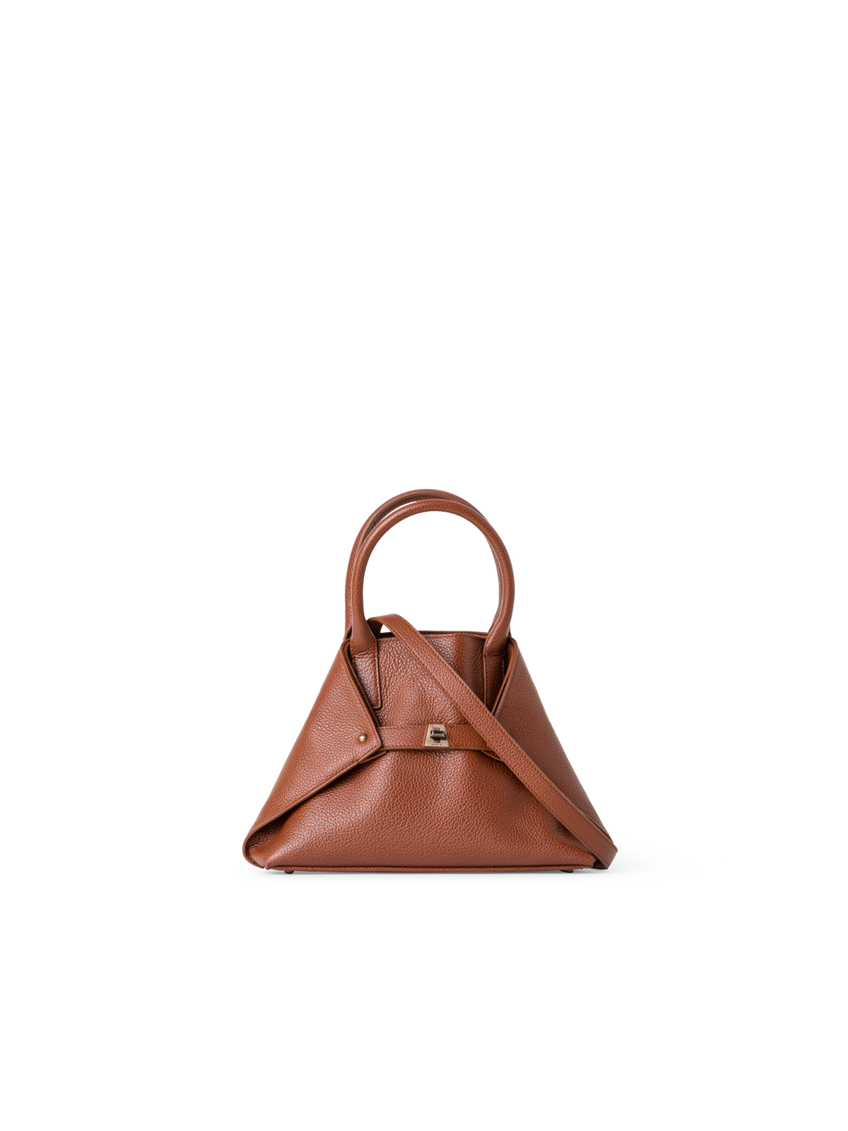 Designer Ai Little Top Handle Tote - neutral - brown