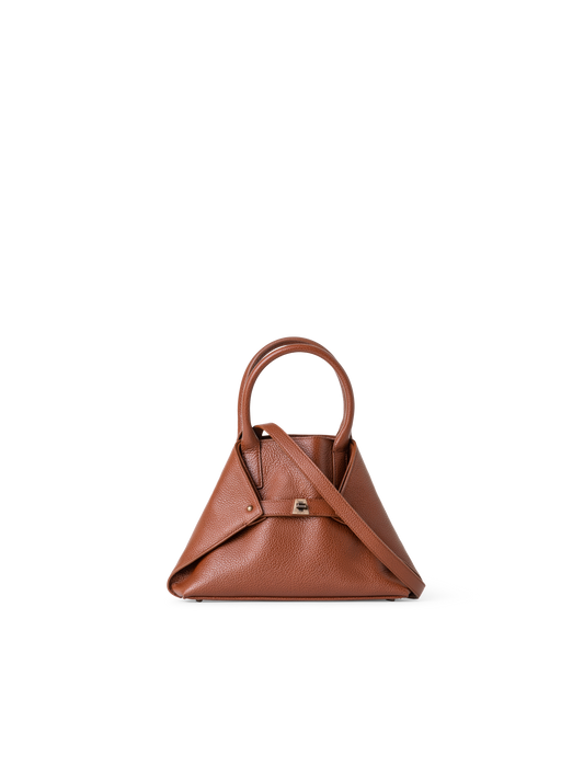 Designer Ai Little Top Handle Tote - neutral - brown
