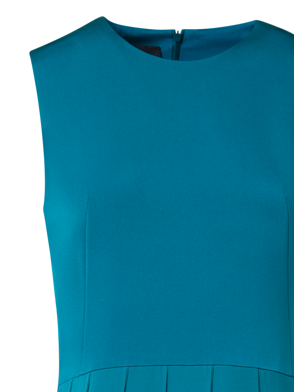 Designer Silk Gown with Flowing Ribbons Skirt - blue