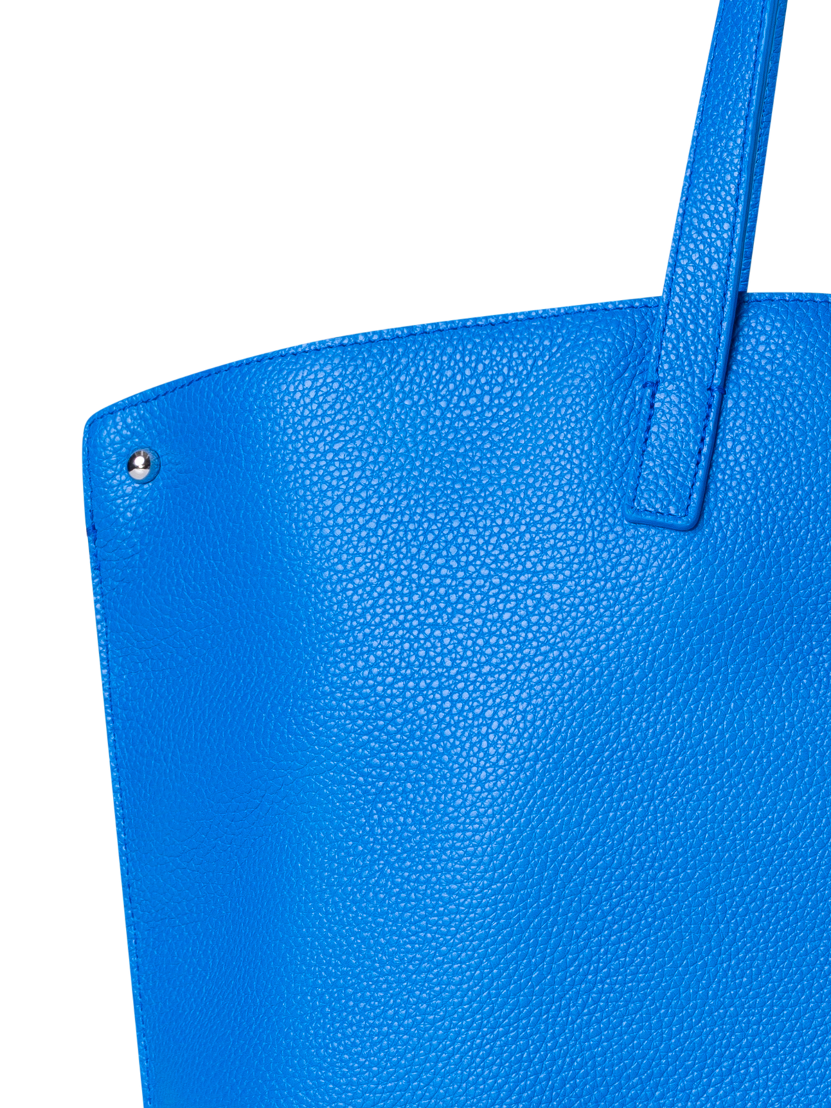 Designer Ai Small Shoulder Tote - blue