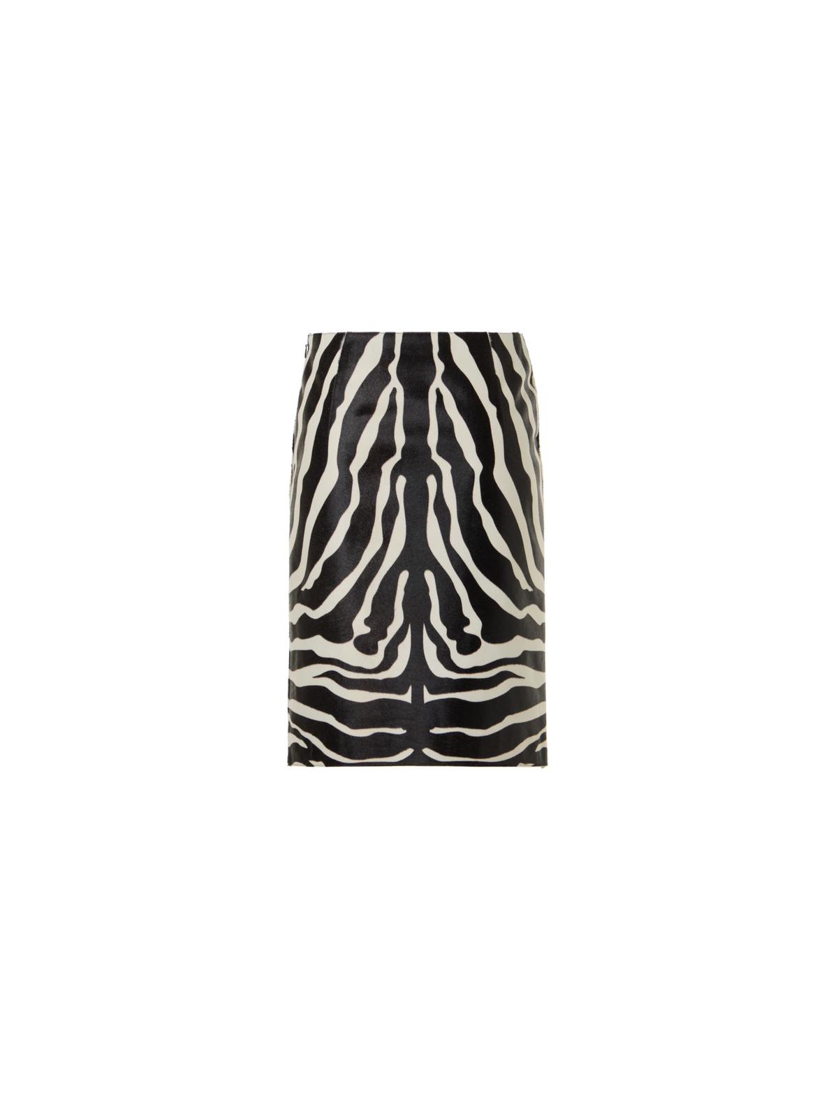 Designer Calfskin Pencil Skirt - multicolor