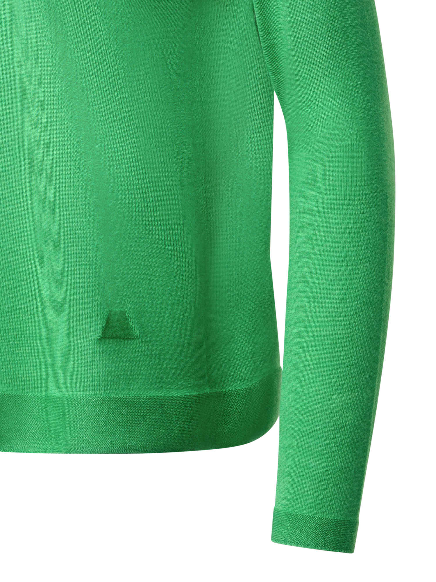 Designer Seamless Cashmere Silk Knit V-Neck Sweater - green