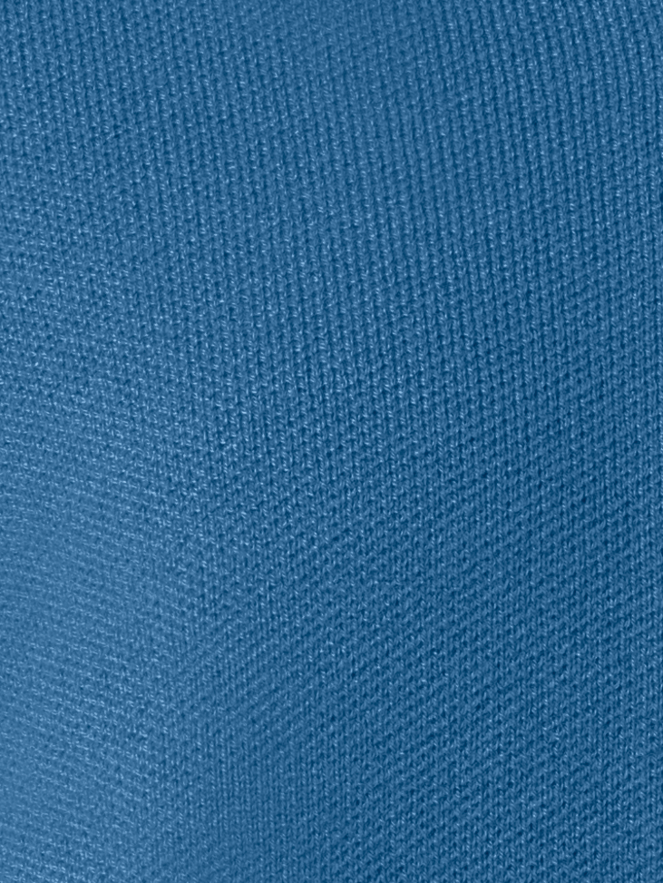 Designer Pure Cashmere Knit Cardigan - blue