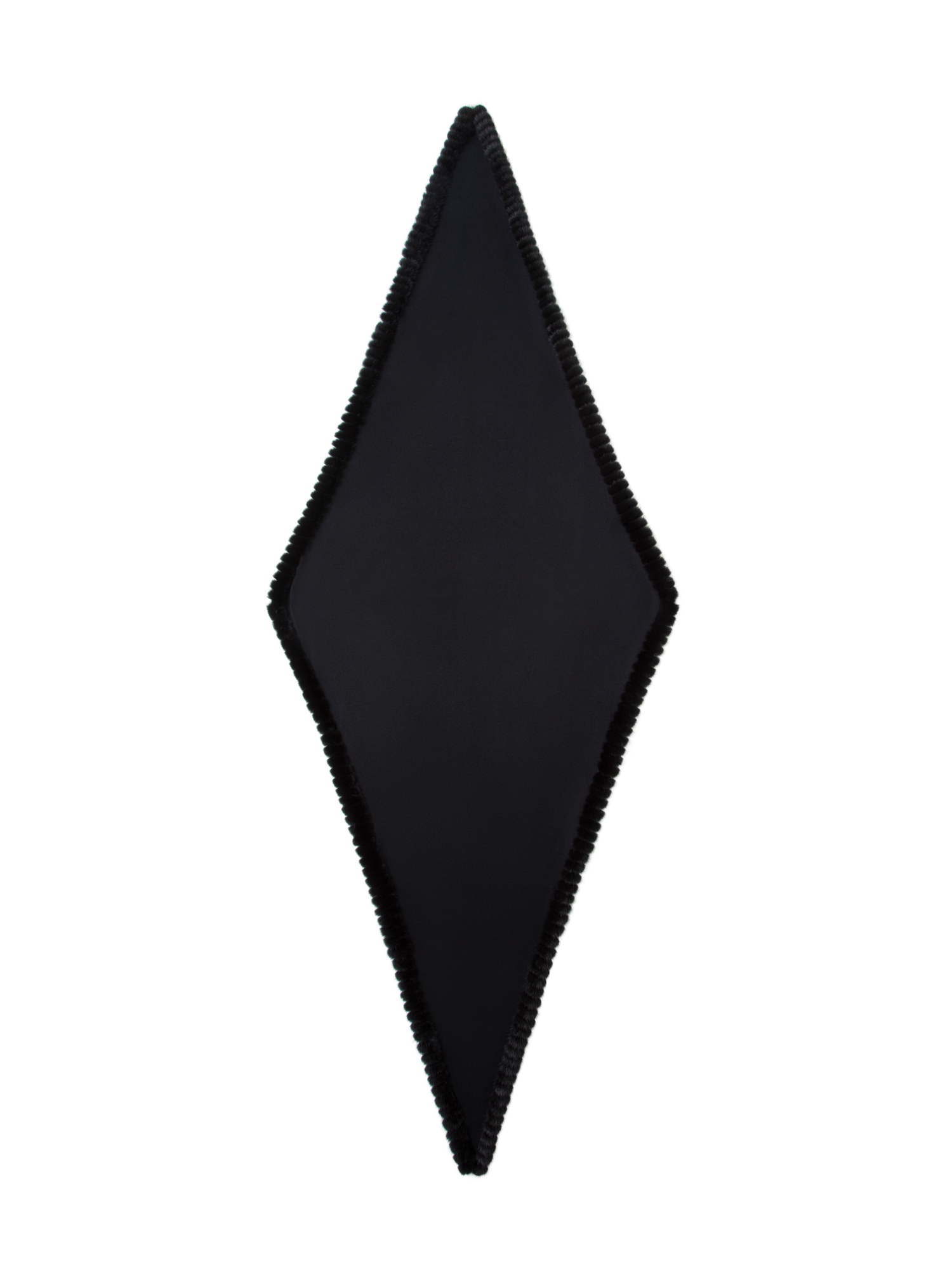 Designer Cashmere-Silk Scarf - black