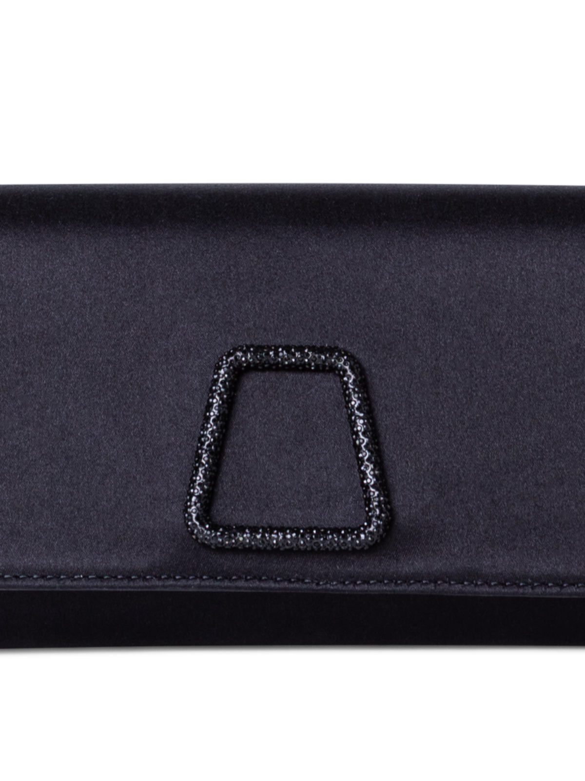 Designer Anouk Small Trapezoid Clutch - neutral - black