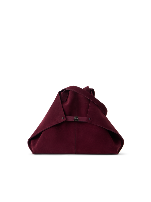 Designer Ai Medium Shoulder Tote - wine