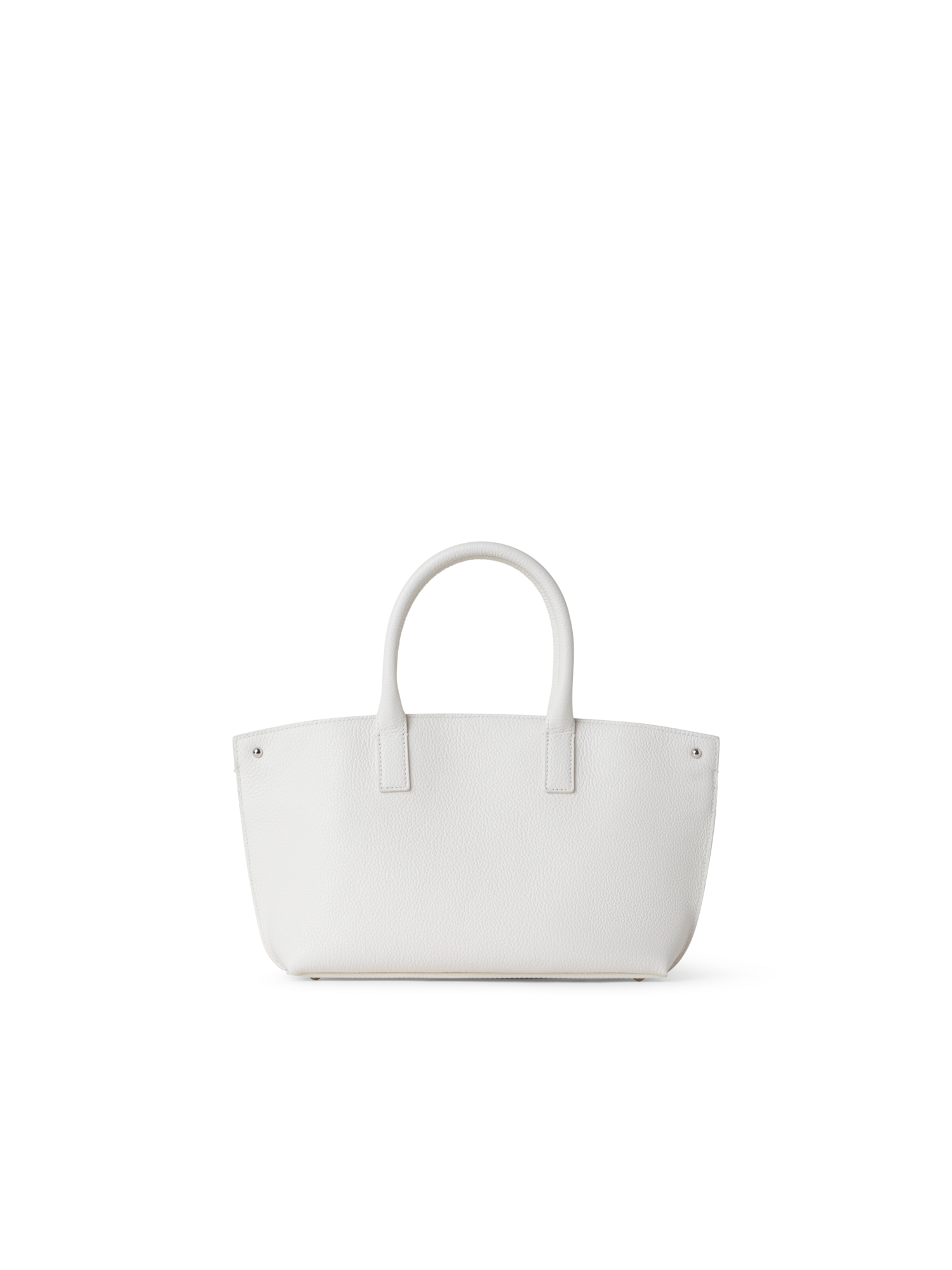 Designer Ai Little Top Handle Tote Bag - neutral - white