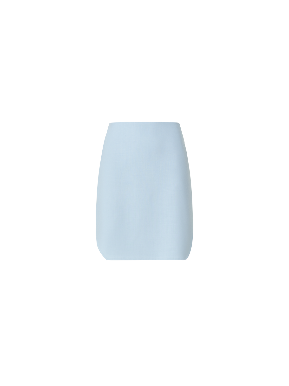 Designer Short Skirt in Cotton Double-Face - blue