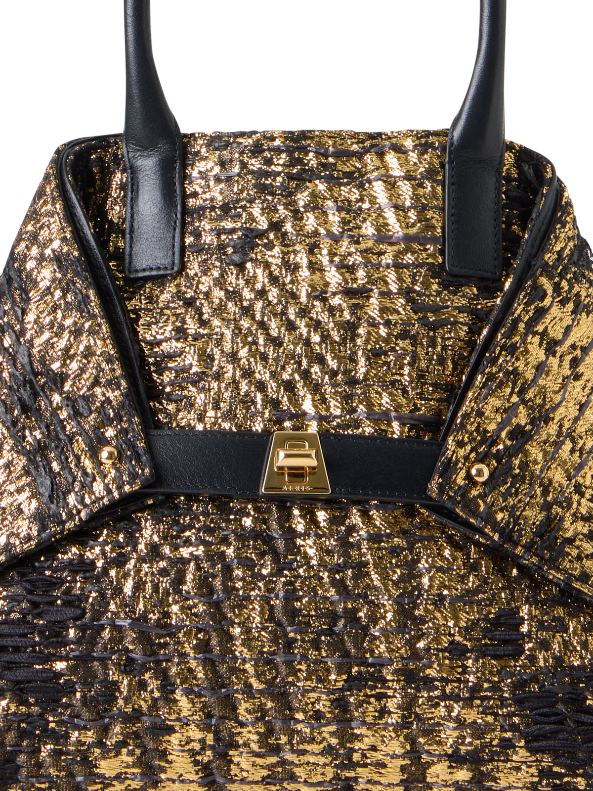 Designer Ai Small Top Handle Tote - multicolor - gold