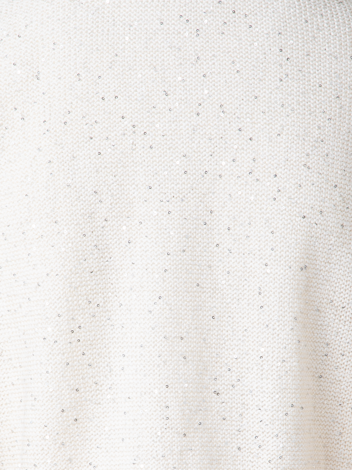 Designer Cardigan in Linen Cotton with Micro Sequins - beige