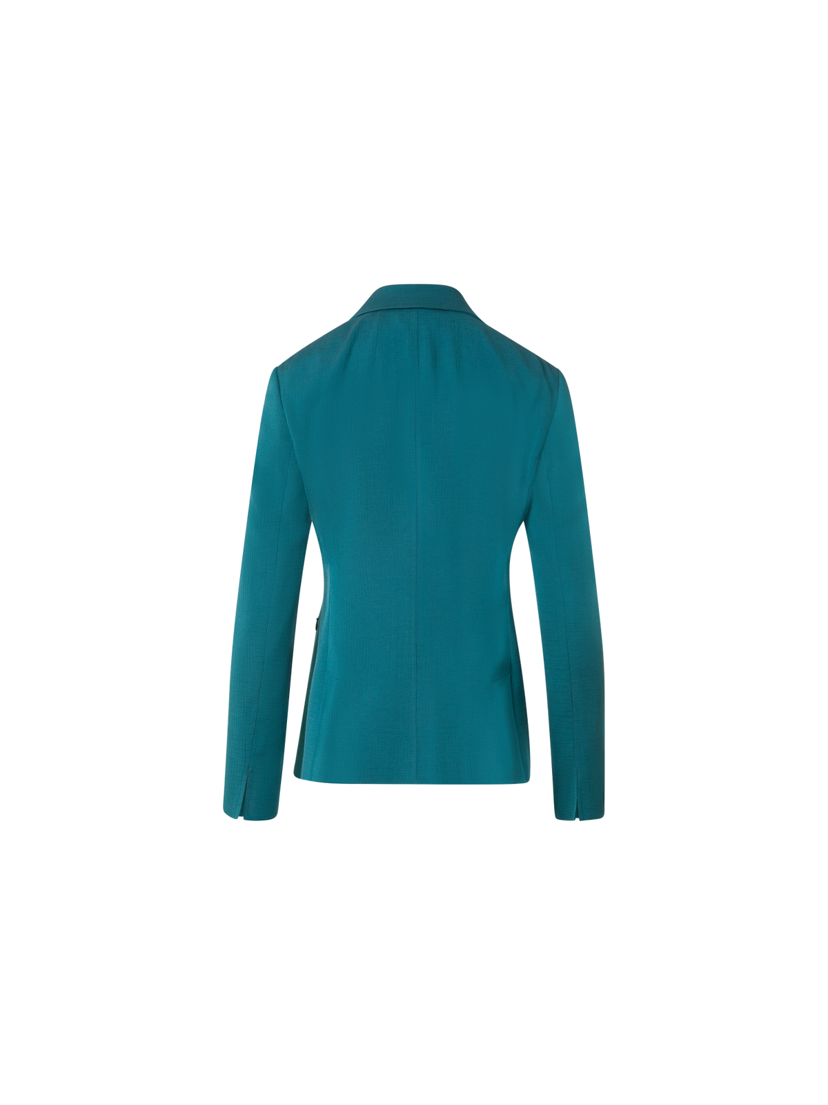 Designer Tailored Blazer in Cotton Silk Double-Face - green