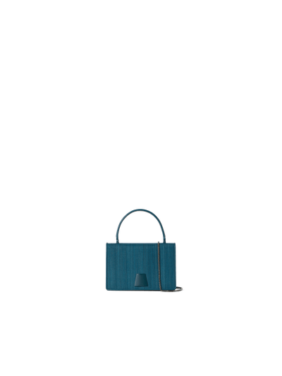 Designer Alice Mini Handle Bag - blue