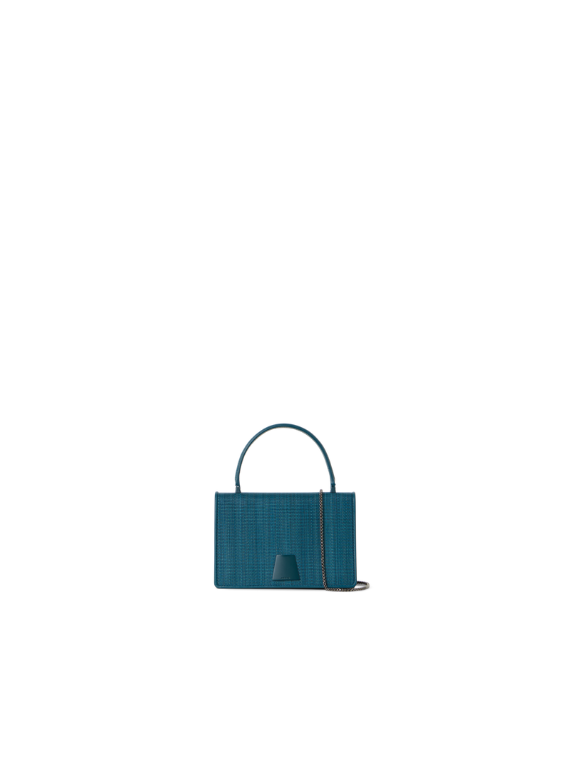 Designer Alice Mini Handle Bag - blue