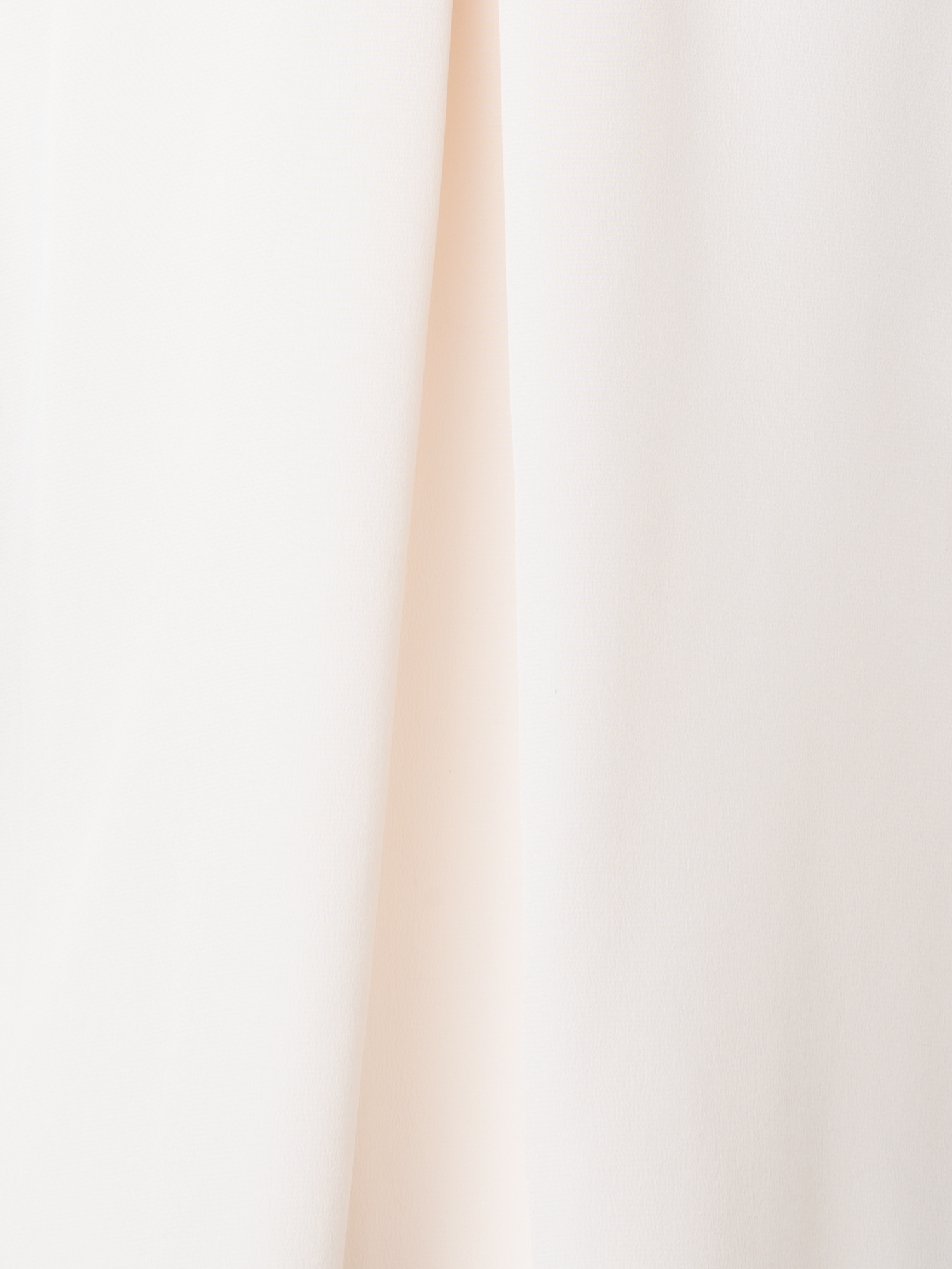 Designer Silk Blouse with 3D Organza Anemone - neutral - ecru - white