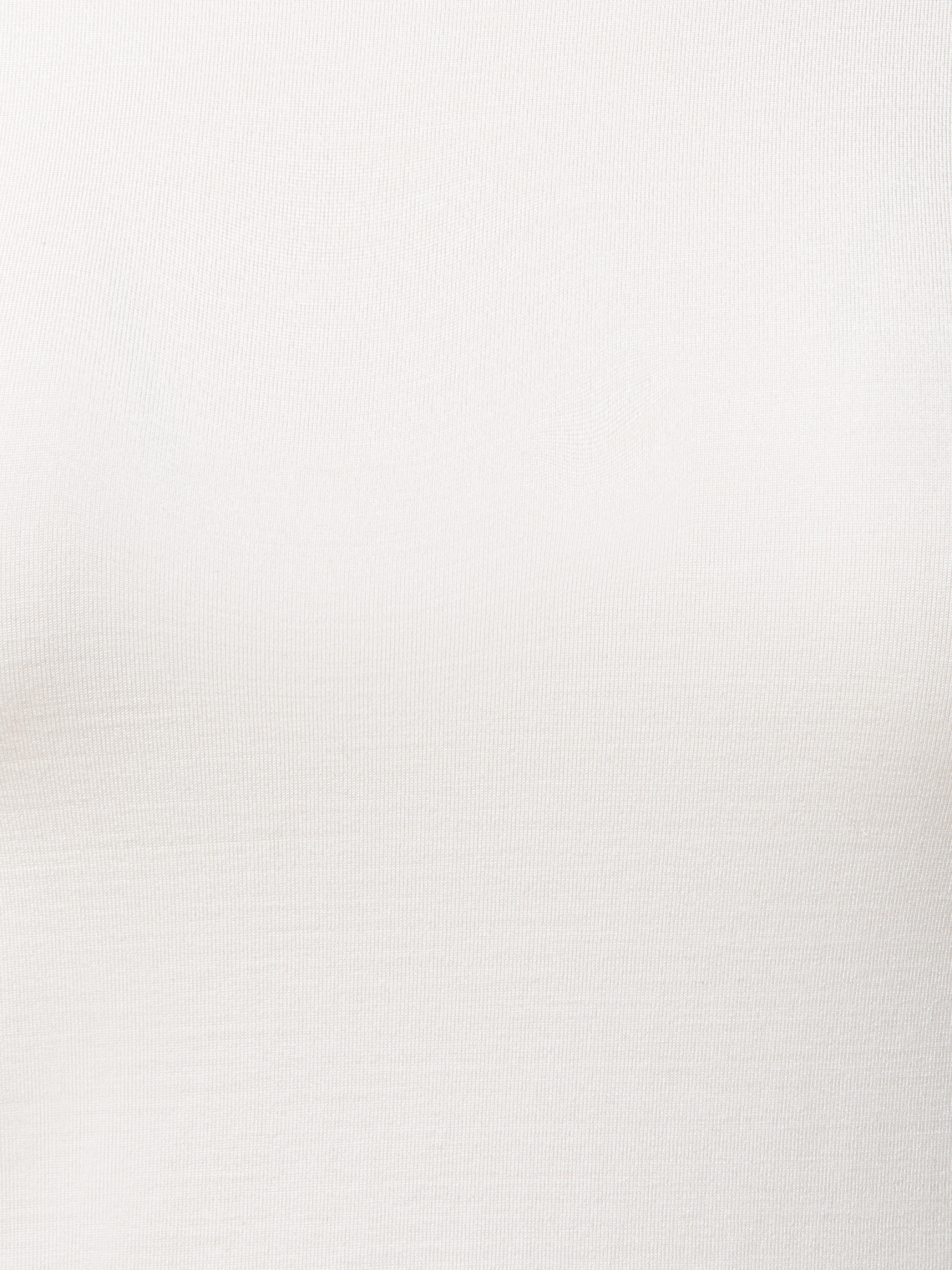 Designer 3/4 Length Sleeve Shirt from Silk Jersey - ecru - white