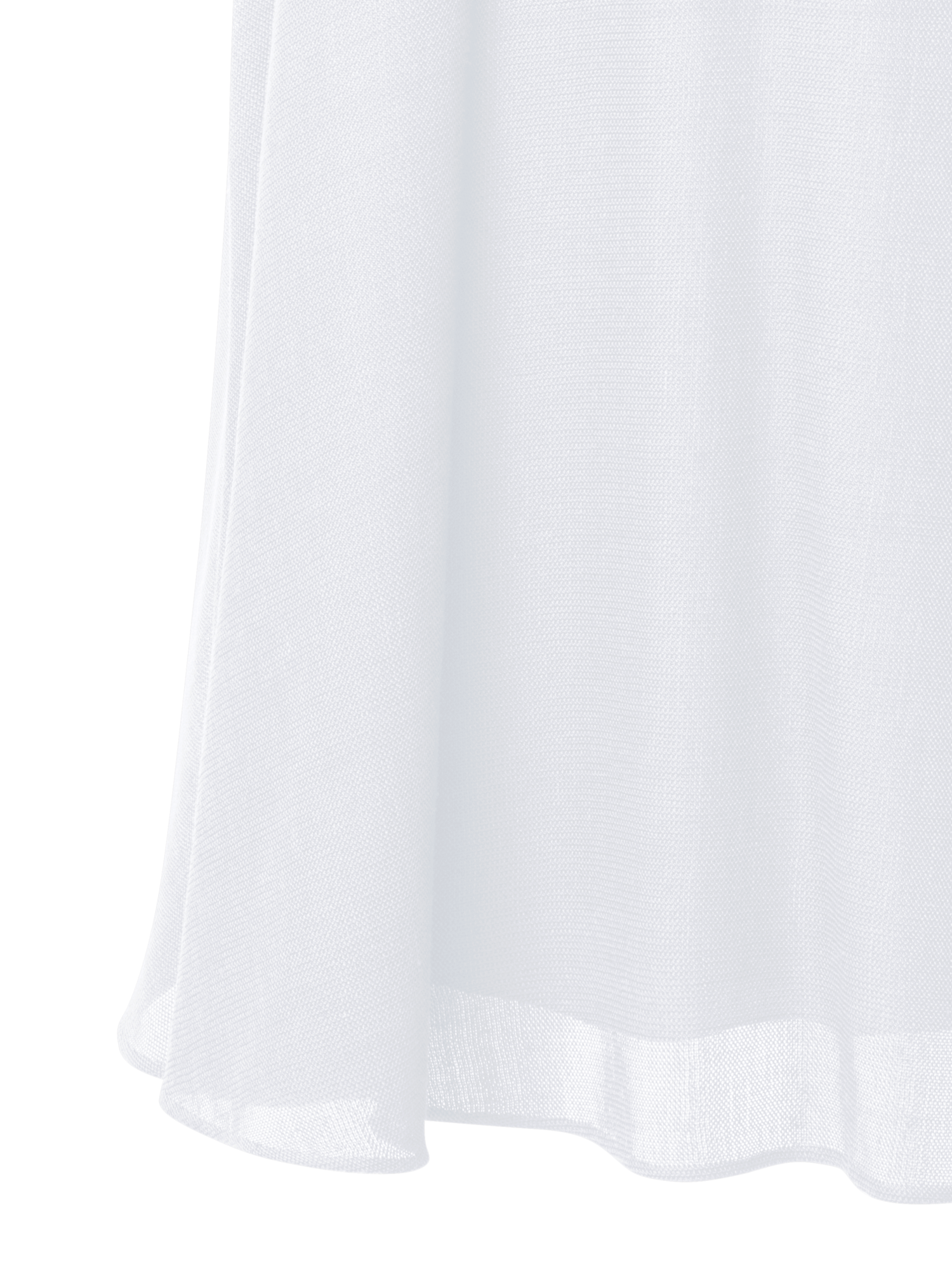 Designer Viscose Cotton Open Weave Midi Skirt - ecru - white