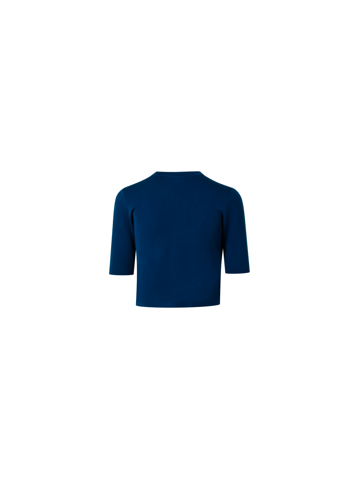Designer Bolero Cardigan in Wool - blue