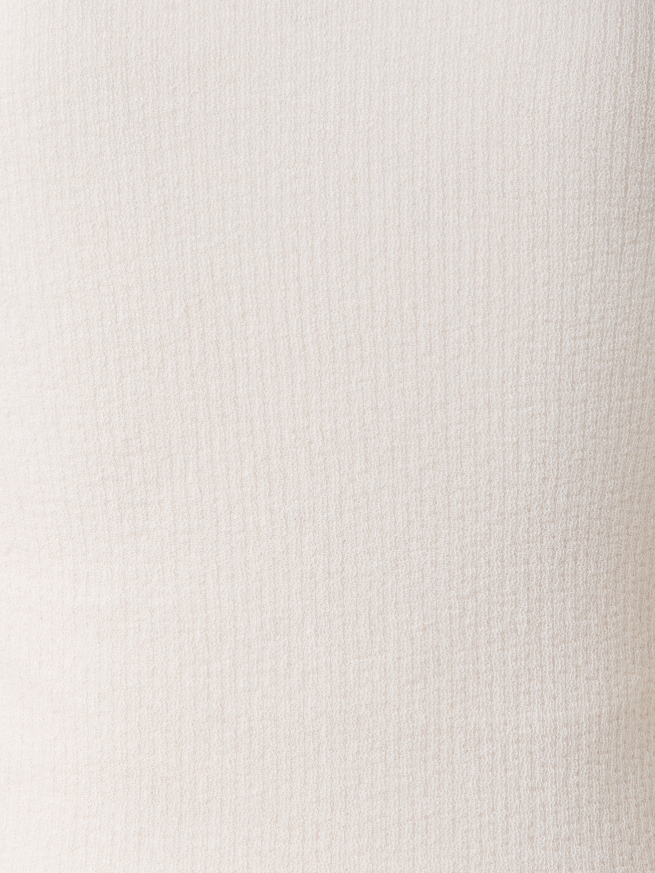 Designer Double Layered Knit Sweater in Sheer Cotton - neutral - pastel - beige