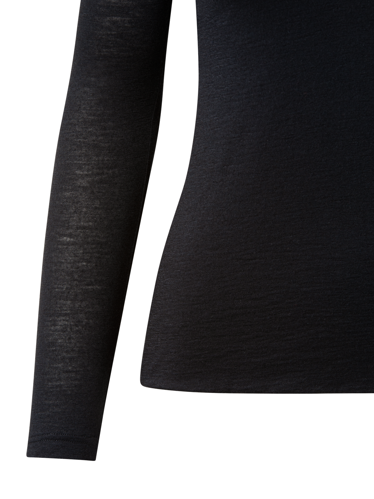 Designer Cashmere Silk Shirt - black