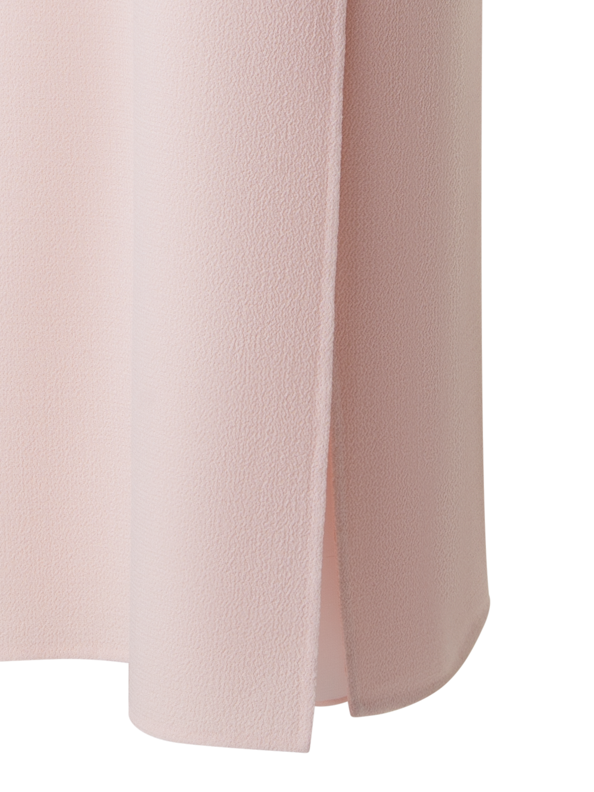 Designer Midi Sheath Dress in Wool Double-Face - pastel - pink