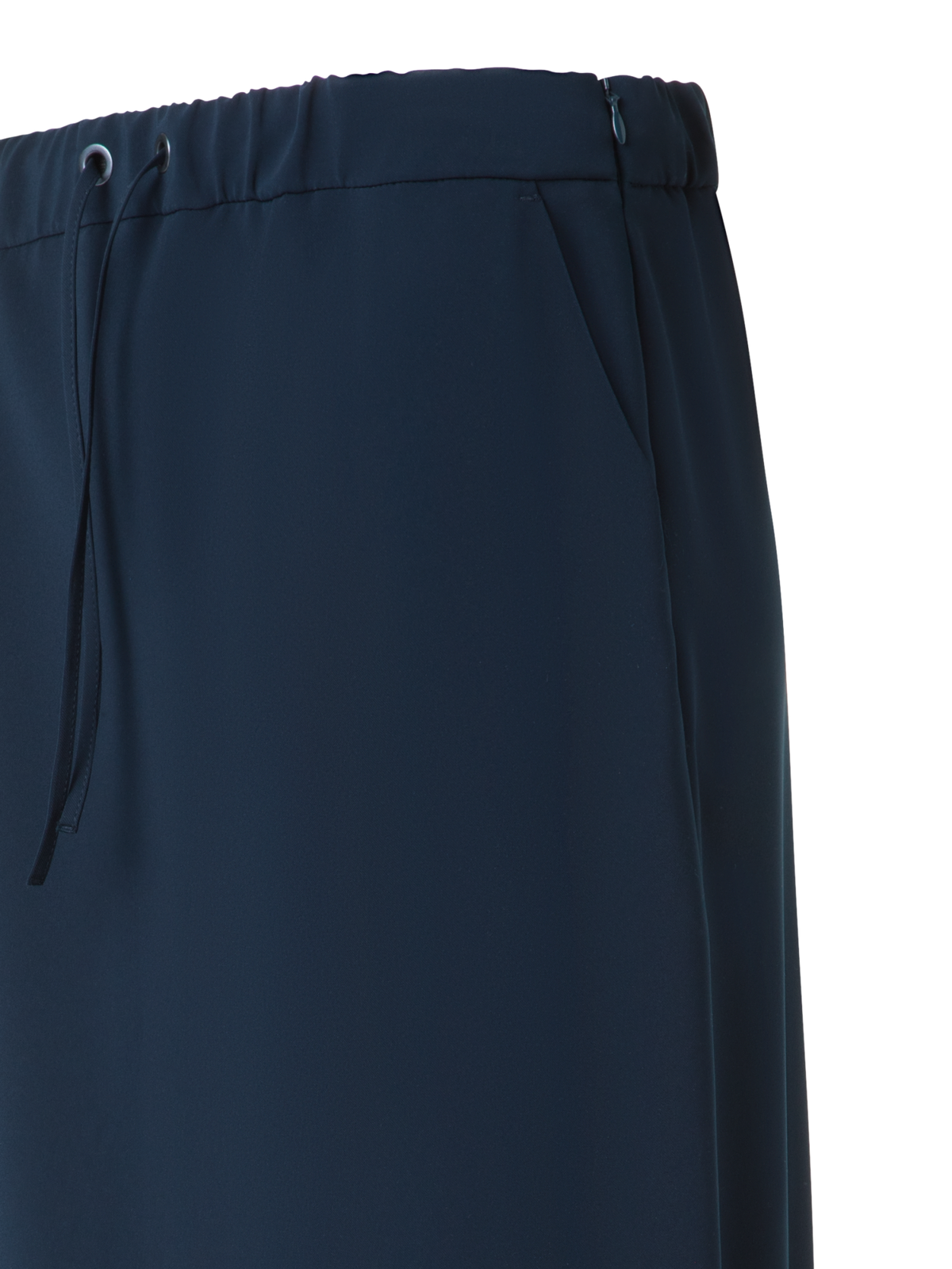 Designer Maxi Skirt in Signature Laser Cut - neutral - navy - blue