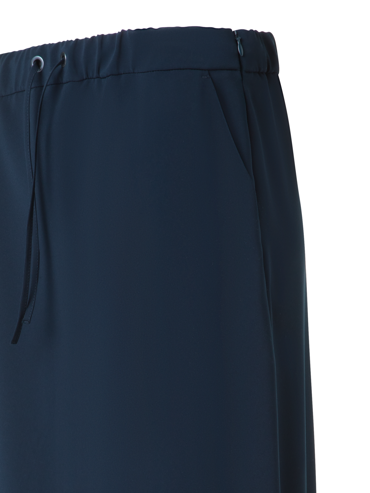 Designer Maxi Skirt in Signature Laser Cut - neutral - navy - blue