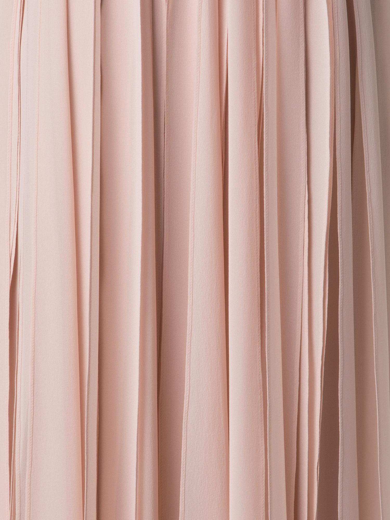 Designer Long Silk Ribbons Corsage Gown - neutral - pastel - beige