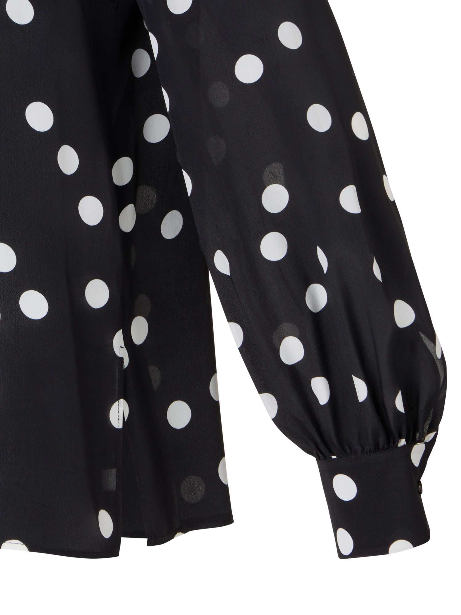 Designer Viscose Georgette Blouse - black