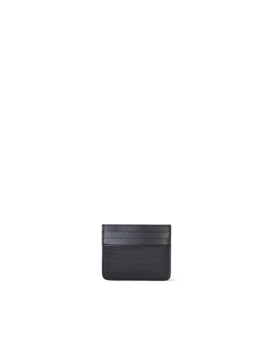 Designer Card Holder in Horsehair - navy - blue