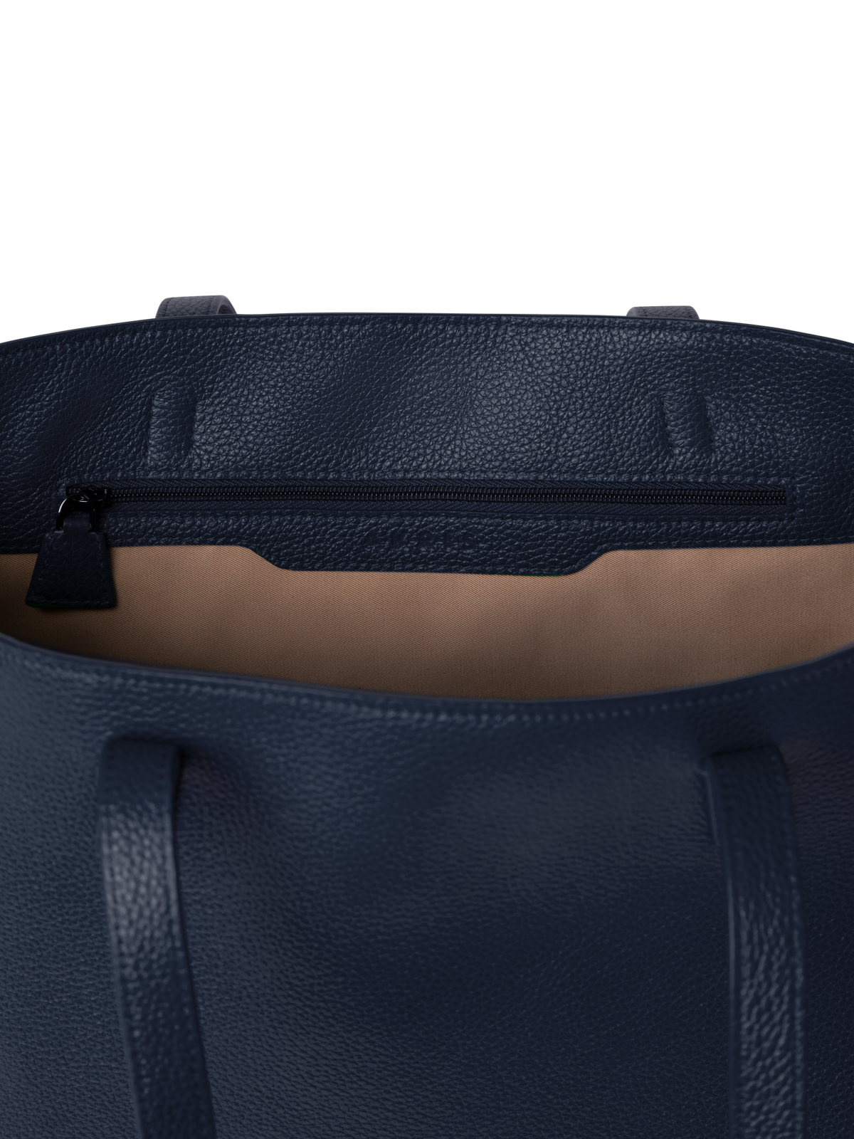 Designer Ai Small Shoulder Tote - navy - blue