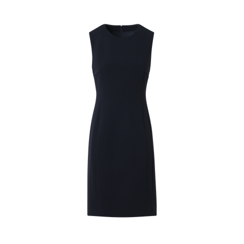 Wool Bi-Stretch Double-Face Sheath Dress